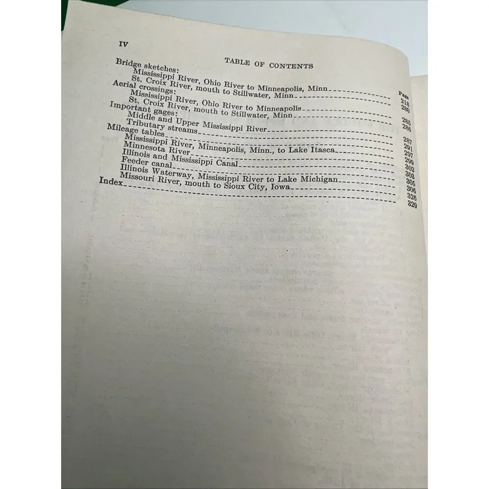 War Dept. US Army Corps of Engineers Mississippi River Navigation Guide 1948 HC